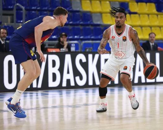 March 13, 2026, Sabadell, Barcelona, Spain: Barcelona Spain 13.03.2026 Joel Parra ( FC Barcelona, Barca and Chris Jones (Hapoel Ibi Tel Aviv) battle for the ball during the Basketball Euroleague match between FC Barcelona and Hapoel Ibi Tel Aviv at Palau Blaugrana on13 March 2026 in Barcelona. Basketball Euroleague: FC Barcelona 75-80 Hapoel Ibi Tel Aviv  - ZUMAu50_ 20260313_zsp_u50_014 Copyright: xXavixUrgelesx