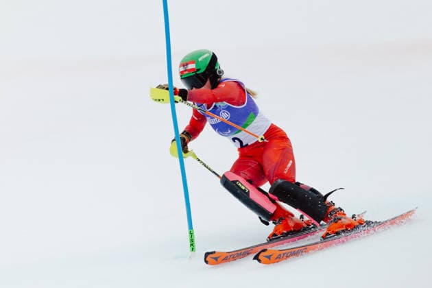 PARALYMPICS - Winter Paralympics Milano Cortina 2026 CORTINA D AMPEZZO,ITALY,14.MAR.26 - PARALYMPICS, ALPINE SKIING - Paralympic Winter games, Winterspiele,Spiele, Summer games Milano Cortina 2026, slalom, women. Image shows Elina Stary (AUT).  GEPAxpictures xMatthiasxTrinkl