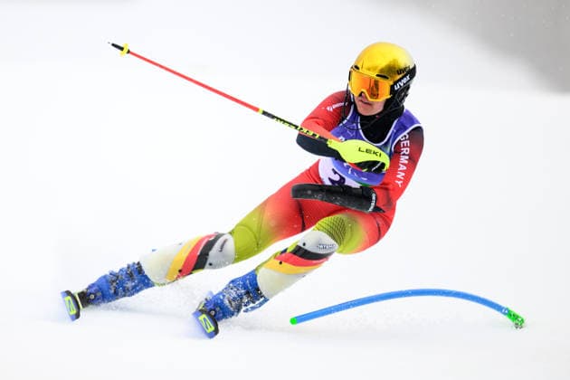 260314 Andrea Rothfuss of Germany competes in the women™s para alpine skiing slalom during day 8 of the Milano Cortina 2026 Winter Paralympic Games on March 14, 2026 in Cortina. Photo: Maxim Thore BILDBYRAN kod MT MT1026 alpint alpine skiing paralympic games paralympics paralympiska spel paralympiske leker vinter-paralympics winter paralympics milano cortina 2026 milano cortina 2026 winter paralympic games 8 bbeng slalom tyskland germany *** 260314 Andrea Rothfuss of Germany competes in the women™s para alpine skiing slalom during day 8 of the Milano Cortina 2026 Winter Paralympic Games on March 14, 2026 in Cortina Photo Maxim Thore BILDBYRAN kod MT MT1026 alpint alpine skiing paralympic games paralympiska spel paralympiske leker vinter paralympics winter paralympics milano cortina 2026 milano cortina 2026 winter paralympic games 8 bbeng slalom tyskland germany  Copyright: MAXIMxTHORE BB260314MT011