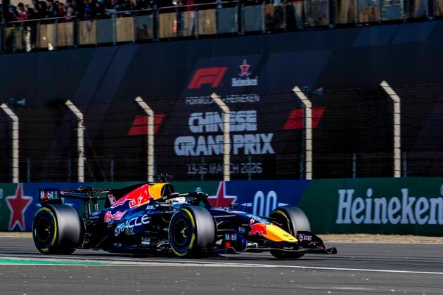 SHANGHAI - Formula 1 driver Max Verstappen of Oracle Red Bull Racing during the Formula 1 China Shanghai qualifying at the Shanghai International Circuit on March 14, 2025 in Shanghai, China. (Photo by DeFodi Images) -