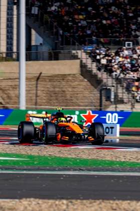 SHANGHAI - Formula 1 driver Lando Norris of McLaren Mastercard Formula 1 Team during the Formula 1 China Shanghai qualifying at the Shanghai International Circuit on March 14, 2025 in Shanghai, China. (Photo by DeFodi Images) -