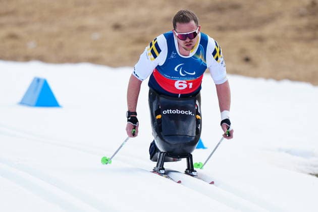 VAL DI FIEMME, ITALIEN 20260314 Sveriges Arnt-Christian Furuberg under lördagens 4 x 2.5 km Mixed Relay längdskidor i Paralympics, pa Tesero Cross-Country Skiing Stadium i Val di Fiemme, Italien. *** Bilden ingar i SPORTPAKET. För övriga BETALBILD *** VAL DI FIEMME ITALIEN x10500x *** VAL DI FIEMME, ITALY 20260314 Swedens Arnt Christian Furuberg during Saturdays 4 x 2 5 km Mixed Relay cross-country skiing event in the Paralympics, at the Tesero Cross Country Skiing Stadium in Val di Fiemme, Italy Picture in SPORT PACKAGE For others PAY PICTURE VAL DI FIEMME ITALY x10500x  Copyright: xOscarxOlsson ParasportxSverigex TTx PARALYMPICS 2026 LÄNGDSKIDOR MIXED RELAY
