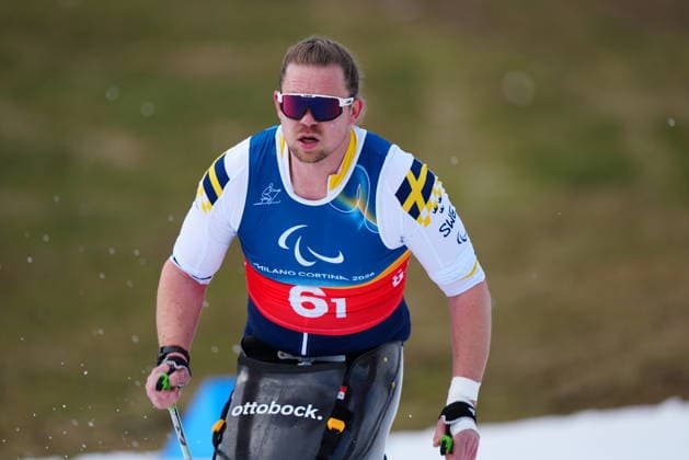 VAL DI FIEMME, ITALY 20260314 Sweden s Arnt-Christian Furuberg during Saturday s 4 x 2.5 km Mixed Relay cross-country skiing at the Paralympics, at the Tesero Cross-Country Skiing Stadium in Val di Fiemme, Italy. *** The image is included in the SPORTS PACKAGE. For others PAYMENT IMAGE *** VAL DI FIEMME ITALY x10500x *** VAL DI FIEMME, ITALY 20260314 Sweden s Arnt Christian Furuberg during Saturday s 4 x 2 5 km Mixed Relay cross country skiing at the Paralympics, at the Tesero Cross Country Skiing Stadium in Val di Fiemme, Italy The image is included in the SPORTS PACKAGE For others PAYMENT IMAGE VAL DI FIEMME ITALY x10500x  Copyright: xOscarxOlsson ParasportxSverigex TTx PARALYMPICS 2026 CROSS-COUNTRY SKIING MIXED RELAY