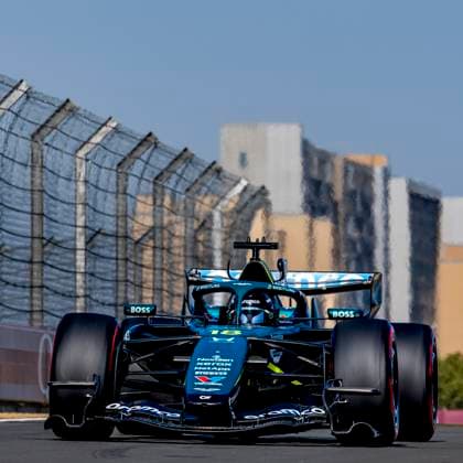 SHANGHAI - Formula 1 driver Lance Stroll of Aston Martin Aramco Formula 1 Team during the Formula 1 China Shanghai qualifying at the Shanghai International Circuit on March 14, 2025 in Shanghai, China. (Photo by DeFodi Images) -