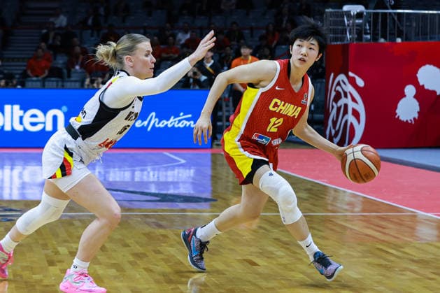 WUHAN, CHINA - MARCH 12: Chen Yujie 12 of China drives the ball during the group A match between China and Belgium at FIBA Women s World Cup Qualifying Tournaments on March 12, 2026 in Wuhan, Hubei Province of China.  Copyright: xVCGx 111627616446