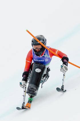 PARALYMPICS - Winter Paralympics Milano Cortina 2026 CORTINA D AMPEZZO,ITALY,14.MAR.26 - PARALYMPICS, ALPINE SKIING - Paralympic Winter games, Winterspiele,Spiele, Summer games Milano Cortina 2026, slalom, women. Image shows Christina Obwexer (AUT).  GEPAxpictures xMatthiasxTrinkl