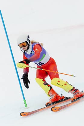 PARALYMPICS - Winter Paralympics Milano Cortina 2026 CORTINA D AMPEZZO,ITALY,14.MAR.26 - PARALYMPICS, ALPINE SKIING - Paralympic Winter games, Winterspiele,Spiele, Summer games Milano Cortina 2026, slalom, women. Image shows Laura Streng (AUT).  GEPAxpictures xMatthiasxTrinkl