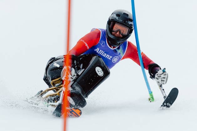 PARALYMPICS - Winter Paralympics Milano Cortina 2026 CORTINA D AMPEZZO,ITALY,14.MAR.26 - PARALYMPICS, ALPINE SKIING - Paralympic Winter games, Winterspiele,Spiele, Summer games Milano Cortina 2026, slalom, women. Image shows Christina Obwexer (AUT).  GEPAxpictures xMaticxKlansek