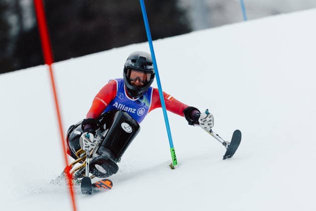 PARALYMPICS - Winter Paralympics Milano Cortina 2026 CORTINA D AMPEZZO,ITALY,14.MAR.26 - PARALYMPICS, ALPINE SKIING - Paralympic Winter games, Winterspiele,Spiele, Summer games Milano Cortina 2026, slalom, women. Image shows Christina Obwexer (AUT).  GEPAxpictures xMaticxKlansek