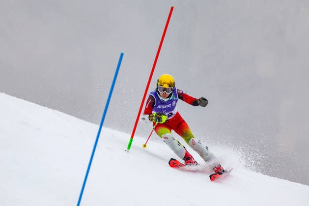 Milano Cortina 2026 Paralympic Winter games, Winterspiele,Spiele, Summer games - Para Alpine Skiing Anna-Marie Rieder von Team Deutschland beim Para Alpine Skiing Slalom der Frauen bei Milano Cortina 2026 Paralympic Winter Games am 14.03.2026 *** Milano Cortina 2026 Paralympic Winter Games Para Alpine Skiing Anna Marie Rieder from Team Germany in the womens Para Alpine Skiing Slalom at Milano Cortina 2026 Paralympic Winter Games on 14 03 2026 Copyright: xBEAUTIFULxSPORTS MarcusxHartmannx
