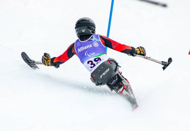 Milano Cortina 2026 Paralympic Winter games, Winterspiele,Spiele, Summer games - Para Alpine Skiing Anna-Lena Forster von Team Deutschland beim Para Alpine Skiing Slalom der Frauen bei Milano Cortina 2026 Paralympic Winter Games am 14.03.2026 *** Milano Cortina 2026 Paralympic Winter Games Para Alpine Skiing Anna Lena Forster from Team Germany in the womens Para Alpine Skiing Slalom at Milano Cortina 2026 Paralympic Winter Games on 14 03 2026 Copyright: xBEAUTIFULxSPORTS MarcusxHartmannx