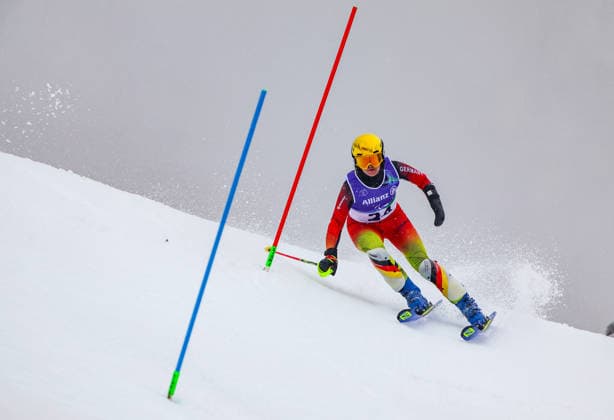 Milano Cortina 2026 Paralympic Winter games, Winterspiele,Spiele, Summer games - Para Alpine Skiing Andrea Rothfuss von Team Deutschland beim Para Alpine Skiing Slalom der Frauen bei Milano Cortina 2026 Paralympic Winter Games am 14.03.2026 *** Milano Cortina 2026 Paralympic Winter Games Para Alpine Skiing Andrea Rothfuss from Team Germany in the womens Para Alpine Skiing Slalom at Milano Cortina 2026 Paralympic Winter Games on 14 03 2026 Copyright: xBEAUTIFULxSPORTS MarcusxHartmannx