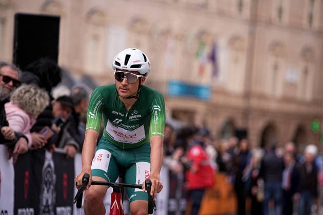 Sevilla Lopez Diego Pablo Of Team Polti Visitmalta during the 188-kilometer Stage 6 of the Tirreno-Adriatico cycling race from San Severino Marche to Camerino - Italy - Saturday, March 14, 2026. - cycling.  Copyright: xMarcoxAlpozzi LaPressex