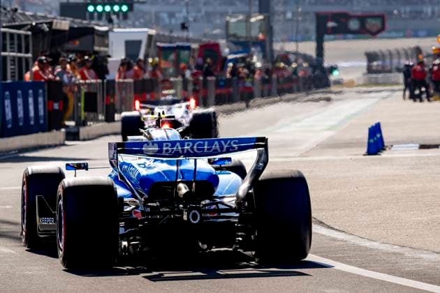 SHANGHAI - Formula 1 driver Alexander Albon of Atlassian Williams F1 Team during the Formula 1 China Shanghai qualifying at the Shanghai International Circuit on March 14, 2025 in Shanghai, China. (Photo by DeFodi Images) -
