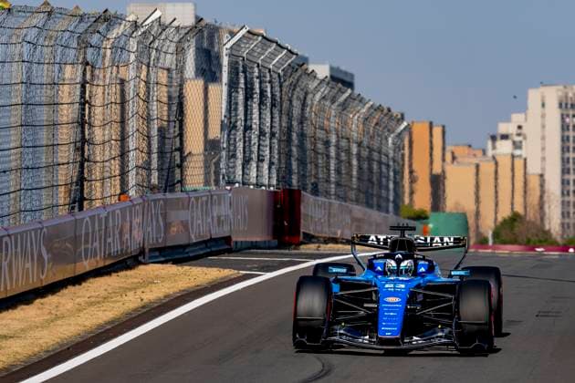 SHANGHAI - Formula 1 driver Alexander Albon of Atlassian Williams F1 Team during the Formula 1 China Shanghai qualifying at the Shanghai International Circuit on March 14, 2025 in Shanghai, China. (Photo by DeFodi Images) -
