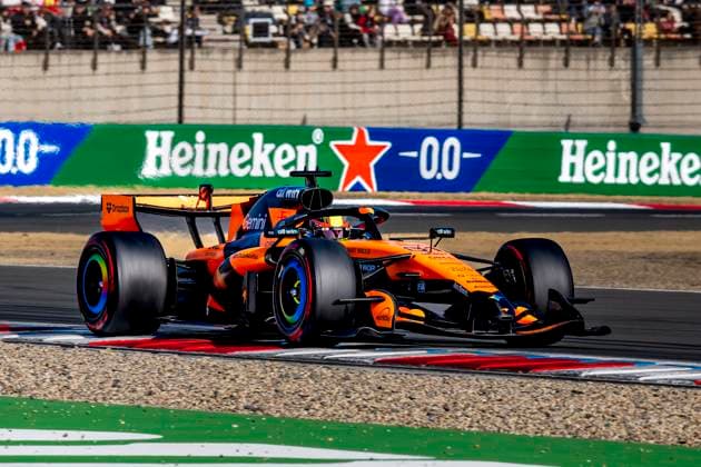 SHANGHAI - Formula 1 driver Oscar Piastri of McLaren Mastercard Formula 1 Team during the Formula 1 China Shanghai qualifying at the Shanghai International Circuit on March 14, 2025 in Shanghai, China. (Photo by DeFodi Images) -