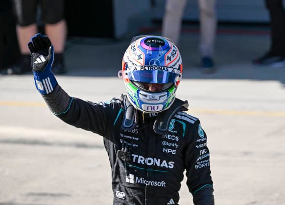 (260314) -- SHANGHAI, March 14, 2026 -- Mercedes Kimi Antonelli of Italy reacts after the Qualifying of Formula One Chinese Grand Prix at Shanghai International Circuit in Shanghai, China, March 14, 2026. ) (SP)CHINA-SHANGHAI-F1-GRAND PRIX 2026-QUALIFYING(CN) ChenxHaoming 