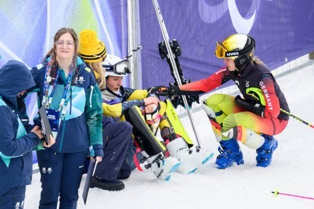 260314 Ebba Arsjö of Sweden looks dejected in the women™s para alpine skiing slalom during day 8 of the Milano Cortina 2026 Winter Paralympic Games on March 14, 2026 in Cortina. Photo: Maxim Thore BILDBYRAN kod MT MT1026 alpint alpine skiing paralympic games paralympics paralympiska spel paralympiske leker vinter-paralympics winter paralympics milano cortina 2026 milano cortina 2026 winter paralympic games 8 bbeng slalom sverige sweden depp *** 260314 Ebba Arsjö of Sweden looks dejected in the women™s para alpine skiing slalom during day 8 of the Milano Cortina 2026 Winter Paralympic Games on March 14, 2026 in Cortina Photo Maxim Thore BILDBYRAN code MT MT1026 alpint alpine skiing paralympic games paralympiska spel paralympiske leker vinter paralympics winter paralympics milano cortina 2026 milano cortina 2026 winter paralympic games 8 bbeng slalom sverige sweden depp  Copyright: MAXIMxTHORE BB260314MT036