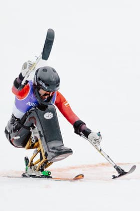 PARALYMPICS - Winter Paralympics Milano Cortina 2026 CORTINA D AMPEZZO,ITALY,14.MAR.26 - PARALYMPICS, ALPINE SKIING - Paralympic Winter games, Winterspiele,Spiele, Summer games Milano Cortina 2026, slalom, women. Image shows Christina Obwexer (AUT).  GEPAxpictures xMatthiasxTrinkl