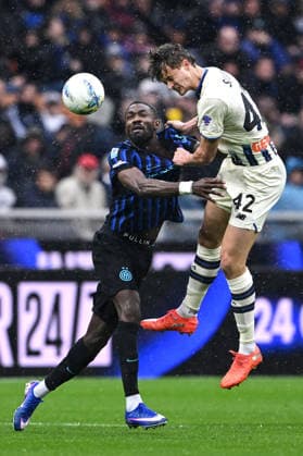 Cm Milano 14 03 2026 - campionato di calcio serie A Inter-Atalanta foto Crisitano Mazzi Image nella foto: Marcus Thuram-Giorgio Scalvini 