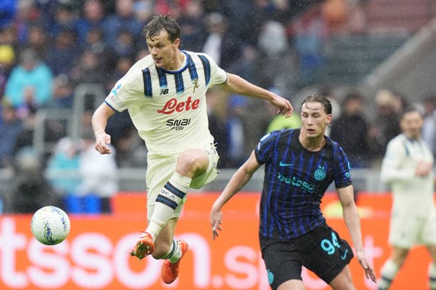 Atalanta™s Giorgio Scalvini during the Serie A soccer match between Inter and Atalanta at the San Siro Stadium in Milan , north Italy - Saturday , March 14 , 2026. - Soccer .  Copyright: xSpada LaPressex