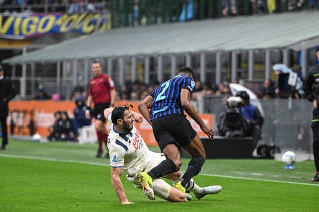 Sead Kolasinac of Atalanta BC in action during the Italian Serie A football match between Inter FC Internazionale and Atalanta BC on on 14 of March 2026 at Giuseppe Meazza San Siro Siro stadium in Milan, Italy. Photo Tiziano Ballabio  Copyright: xTizianoxBallabio IPAxSportx xipa-agency.netx xx IPA_72861024 IPA_Agency_IPA72861024