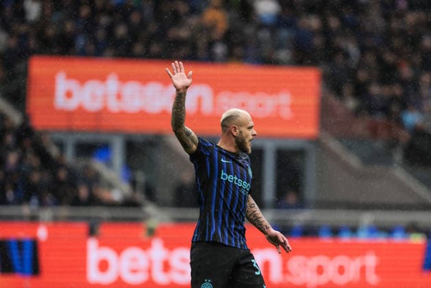 FC Internazionale v Atalanta BC - Serie A Federico Dimarco of FC Internazionale is in action during the Serie A football match between FC Internazionale and Atalanta BC at Giuseppe Meazza Stadium in Milan, Italy, on March 14, 2026. Milano Italy  Copyright: xEmanuelexComincinix originalFilename:comincini-fcintern260314_npj2d.jpg