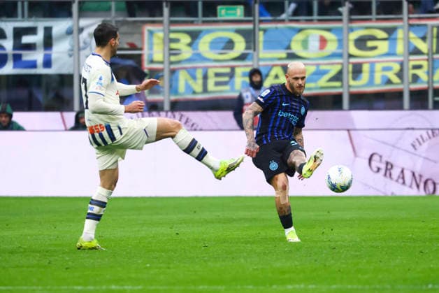 FC Internazionale v Atalanta BC - Serie A Federico Dimarco in action during the Serie A match between FC Internazionale and Atalanta BC at Giuseppe Meazza stadium in Milano, Italy, on March 14, 2026. Milano Milano Italy  Copyright: xMairoxCinquettix originalFilename:cinquetti-fcintern260314_npHrr.jpg