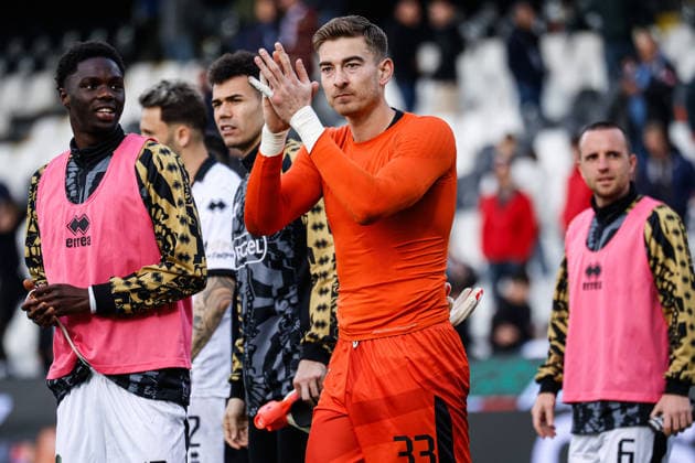 Jonathan Klinsmann durante la partita di Serie B tra Cesena e Frosinone allo stadio Dino Manuzzi a Cesena, Italia - Sabato 14 Marzo 2026. - Calcio. (Foto di Luca Diliberto LaPresse)  Copyright: xLucaDiliberto LaPressex