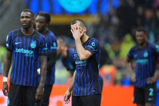 Inter Milan s Henrikh Mkhitaryan during the Serie A soccer match between Inter and Atalanta at the San Siro Stadium in Milan , north Italy - Saturday , March 14 , 2026. - Soccer .  Copyright: xSpada LaPressex