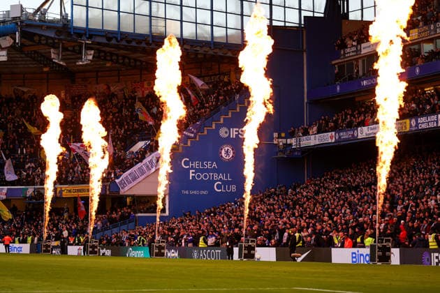 Chelsea v Newcastle United, Premier League General view of the Stamford Bridge stadium during the Premier League match between Chelsea and Newcastle United at Stamford Bridge, London, UK on 14 March 2026. Editorial use only DataCo restrictions apply See www.football-dataco.com , Copyright: xNigelxKeenex PSI-23886-0046