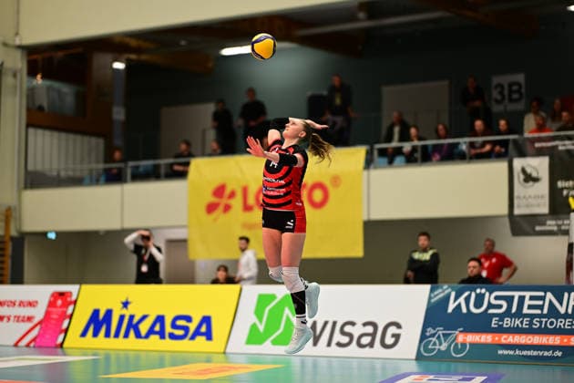 Volleyball I Frauen I Saison 2025-2026 I Bundesliga I Hauptrunde I ETV Hamburger Volksbank Volleys - VC Wiesbaden I 14.03.2026 Fiona Dittmann (14, ETV Hamburger Volksbank Volleys) Hamburg CU-Arena Hamburg Deutschland Copyright: xLobeca FelixxSchlikisx