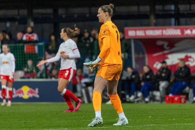Deutschland, Google Pixel Frauen-Bundesliga, Saison 2025 2026, 20. Spieltag, Trainingszentrum Cottaweg, RB Leipzig vs 1.FC Union Berlin, Herzog Elvira (RB Leipzig, 1) Copyright: xMichellexLukax