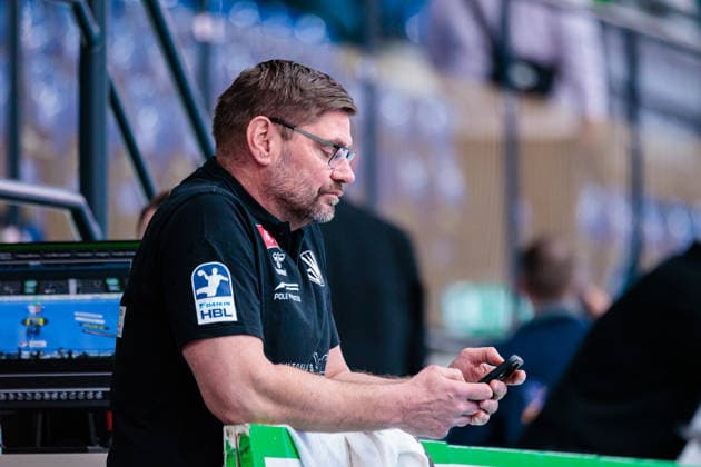 Aaron Ziercke (GWD Minden, Trainer) GER, GWD Minden vs. HSG Wetzlar, Handball, 1. Bundesliga, 25. Spieltag, Spielzeit 2025 2026, 14.03.2026 GER, GWD Minden vs. HSG Wetzlar, Handball, 1. Bundesliga, 25. Spieltag, Spielzeit 2025 2026, 14.03.2026 Minden Copyright: xEibner-Pressefoto JanxRollingerx EP_JSK