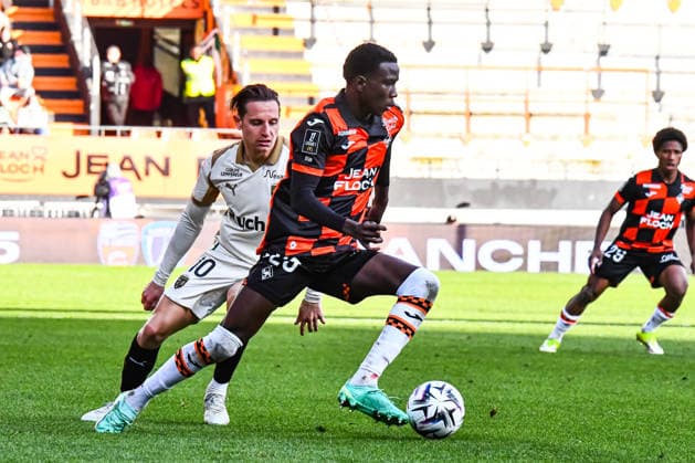 FOOTBALL : FC Lorient vs RC Lens - Ligue 1 - JournÃ e 26 - 14 03 2026 Abdoulaye Faye (FC Lorient) LorientFrance  Copyright: xBaptistexAutissierx