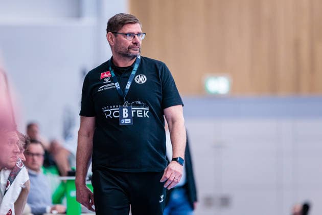 Aaron Ziercke (GWD Minden, Trainer) GER, GWD Minden vs. HSG Wetzlar, Handball, 1. Bundesliga, 25. Spieltag, Spielzeit 2025 2026, 14.03.2026 GER, GWD Minden vs. HSG Wetzlar, Handball, 1. Bundesliga, 25. Spieltag, Spielzeit 2025 2026, 14.03.2026 Minden Copyright: xEibner-Pressefoto JanxRollingerx EP_JSK