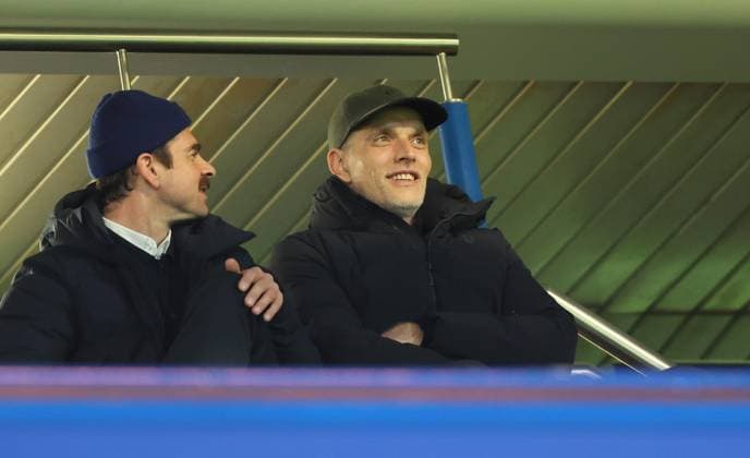 LONDON, ENGLAND, MARCH 14: Thomas Tuchel manager of the England national team, Nationalteam watches on from the stands during the match between Chelsea FC and Newcastle United FC in the Premier League at Stamford Bridge Stadium in London, England, on March 14. (Photo by Daniel Weir) Copyright: xDanielxWeir SportsxPressxPhotox Sportspressphoto_SPR109103