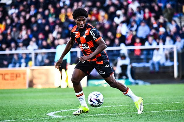 FOOTBALL : FC Lorient vs RC Lens - Ligue 1 - JournÃ e 26 - 14 03 2026 Dermane Karim (FC Lorient) LorientFrance  Copyright: xBaptistexAutissierx