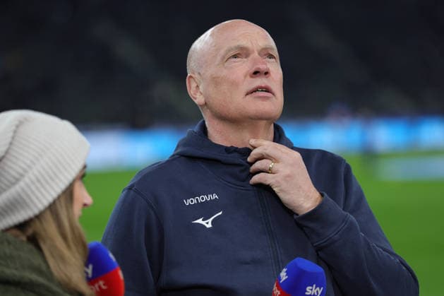 BERLIN, DEUTSCHLAND - MARCH 14: Trainer Coach Uwe Roesler during the match in the 2. German Bundesliga: Hertha BSC - VfL Bochum at Olympiastadion on matchday 26 on March 14, 2026 in Berlin, Deutschland. DFB regulations prohibit any use of photographs as image sequences and or quasi video. Berlin Deutschland Copyright: xO.Franke,xSportblen.dex