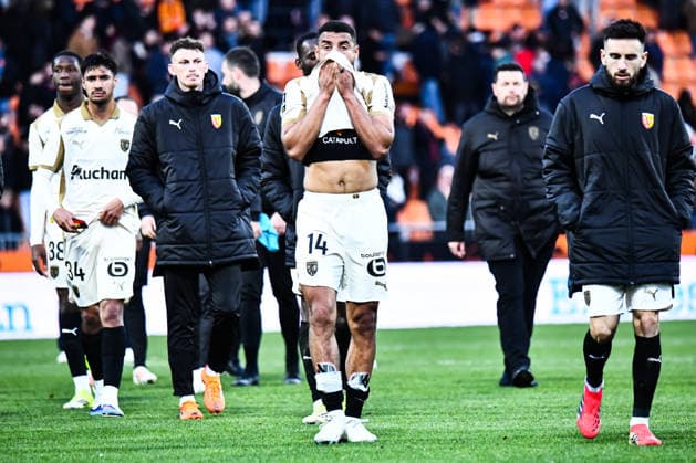 FOOTBALL : FC Lorient vs RC Lens - Ligue 1 - JournÃ e 26 - 14 03 2026 Matthieu Udol (RC Lens) LorientFrance  Copyright: xBaptistexAutissierx