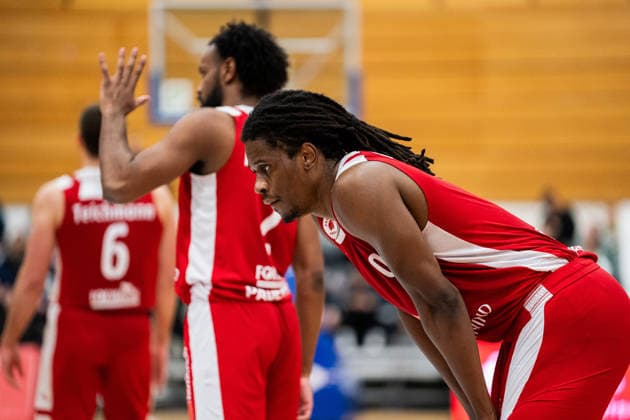 Paderborn Baskets (GER) vs. Bayer Giants Leverkusen (GER), Basketball, Barmer 2. Basketball Bundesliga Pro A, 27. Spieltag, 14.3.2026, Saision 2025 2026, Paderborn Kevin Osawe (Paderborn Baskets, 00) Paderborn Sportzentrum Maspernplatz Deutschland