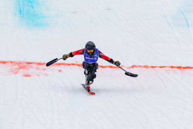 Paralympic Winter games, Winterspiele,Spiele, Summer games Milano Cortina 2026; Cortina, 14.03.2026 Anna-Lena Forster von Team Germany in Action beim Para Alpine Skiing Giant-Slalom der Frauen bei Milano Cortina 2026 Paralympic Winter Games am 14.03.2026 *** Paralympic Winter Games Milano Cortina 2026 Cortina, 14 03 2026 Anna Lena Forster from Team Germany in action in the womens Para Alpine Skiing Giant Slalom at Milano Cortina 2026 Paralympic Winter Games on 14 03 2026 Copyright: xBEAUTIFULxSPORTS MarcusxHartmannx