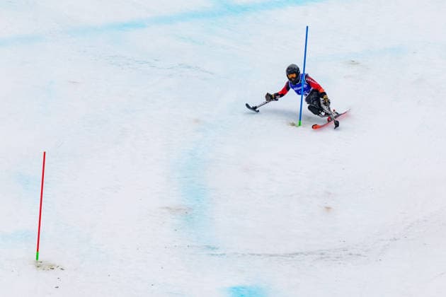 Paralympic Winter games, Winterspiele,Spiele, Summer games Milano Cortina 2026; Cortina, 14.03.2026 Anna-Lena Forster von Team Germany in Action beim Para Alpine Skiing Giant-Slalom der Frauen bei Milano Cortina 2026 Paralympic Winter Games am 14.03.2026 *** Paralympic Winter Games Milano Cortina 2026 Cortina, 14 03 2026 Anna Lena Forster from Team Germany in action in the womens Para Alpine Skiing Giant Slalom at Milano Cortina 2026 Paralympic Winter Games on 14 03 2026 Copyright: xBEAUTIFULxSPORTS MarcusxHartmannx