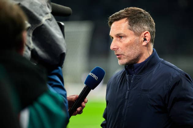 Stefan Leitl (Hertha BSC, Cheftrainer) im Interview, GER, Hertha BSC vs. ,VfL Bochum 1848, 2. Bundesliga, Saison 2025 2026, 26. Spieltag, 14.03.2026 (DFL REGULATIONS PROHIBIT ANY USE OF PHOTOGRAPHS AS IMAGE SEQUENCES AND OR QUASI - VIDEO). GER, Hertha BSC vs. ,VfL Bochum 1848, 2. Bundesliga, Saison 2025 2026, 26. Spieltag, 14.03.2026 Berlin