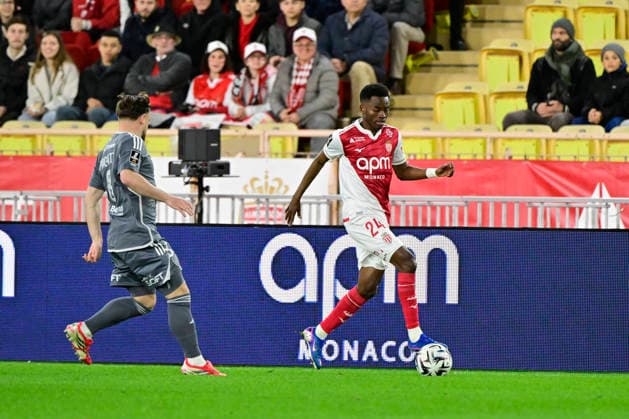 FOOTBALL : AS Monaco VS Stade Brestois 29 - Ligue 1 McDonald s - 14 03 2026 Simon Adingra (ASM) - Ligue 1 McDonald™s match between AS Monaco and Stade Brestois 2029 on March 14, 2026 at the Louis II Stadium in Monaco. MonacoMonaco  Copyright: xWilliamxCannarellax