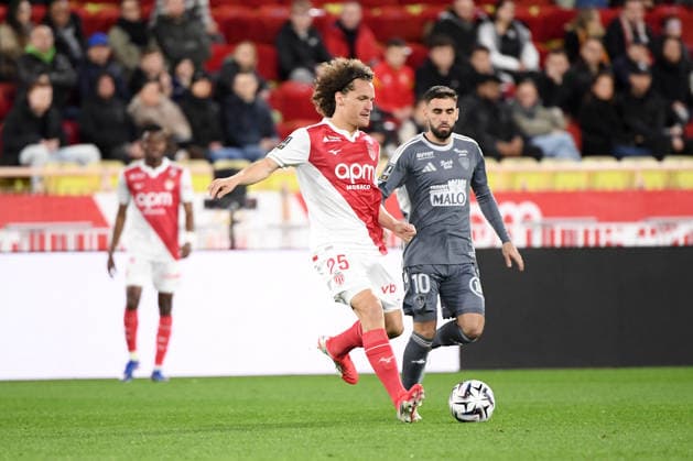 AS Monaco v Stade Brestois 29 - Ligue 1 McDonald s 2025 2026 25 Wout FAES (asm) during the Ligue 1 McDonald s match between Monaco and Brest at Stade Louis II on March 14, 2026 in Monaco, Monaco. Monaco Monaco  Copyright: xFEPx 776348320