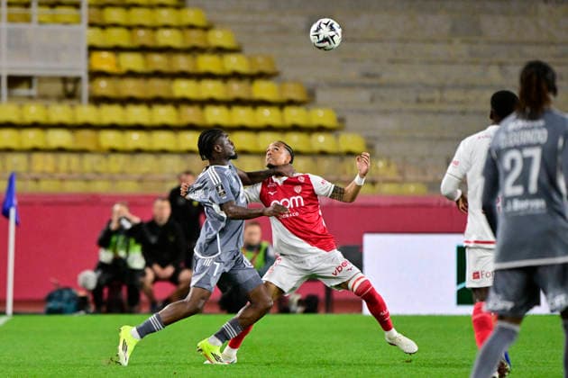 FOOTBALL : AS Monaco VS Stade Brestois 29 - Ligue 1 McDonald s - 14 03 2026 Ligue 1 McDonald™s match between AS Monaco and Stade Brestois 2029 on March 14, 2026 at the Louis II Stadium in Monaco. MonacoMonaco  Copyright: xWilliamxCannarellax