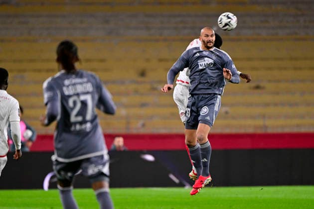 FOOTBALL : AS Monaco VS Stade Brestois 29 - Ligue 1 McDonald s - 14 03 2026 Ludovic Ajorque (SB 29) - Ligue 1 McDonald™s match between AS Monaco and Stade Brestois 2029 on March 14, 2026 at the Louis II Stadium in Monaco. MonacoMonaco  Copyright: xWilliamxCannarellax