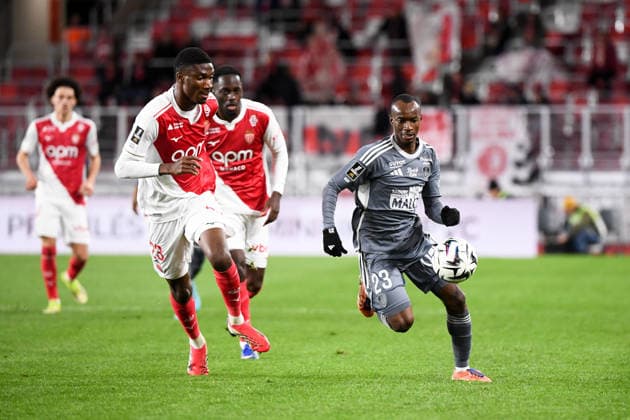 AS Monaco v Stade Brestois 29 - Ligue 1 McDonald s 2025 2026 23 Aladji BAMBA (asm) - 23 Kamory DOUMBIA (sb29) during the Ligue 1 McDonald s match between Monaco and Brest at Stade Louis II on March 14, 2026 in Monaco, Monaco. Monaco Monaco  Copyright: xFEPx 776348320