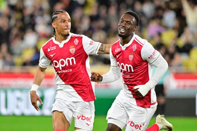 FOOTBALL : AS Monaco VS Stade Brestois 29 - Ligue 1 McDonald s - 14 03 2026 Joy ASM - But Folarin Balogun - Ligue 1 McDonald™s match between AS Monaco and Stade Brestois 2029 on March 14, 2026 at the Louis II Stadium in Monaco. MonacoMonaco  Copyright: xWilliamxCannarellax